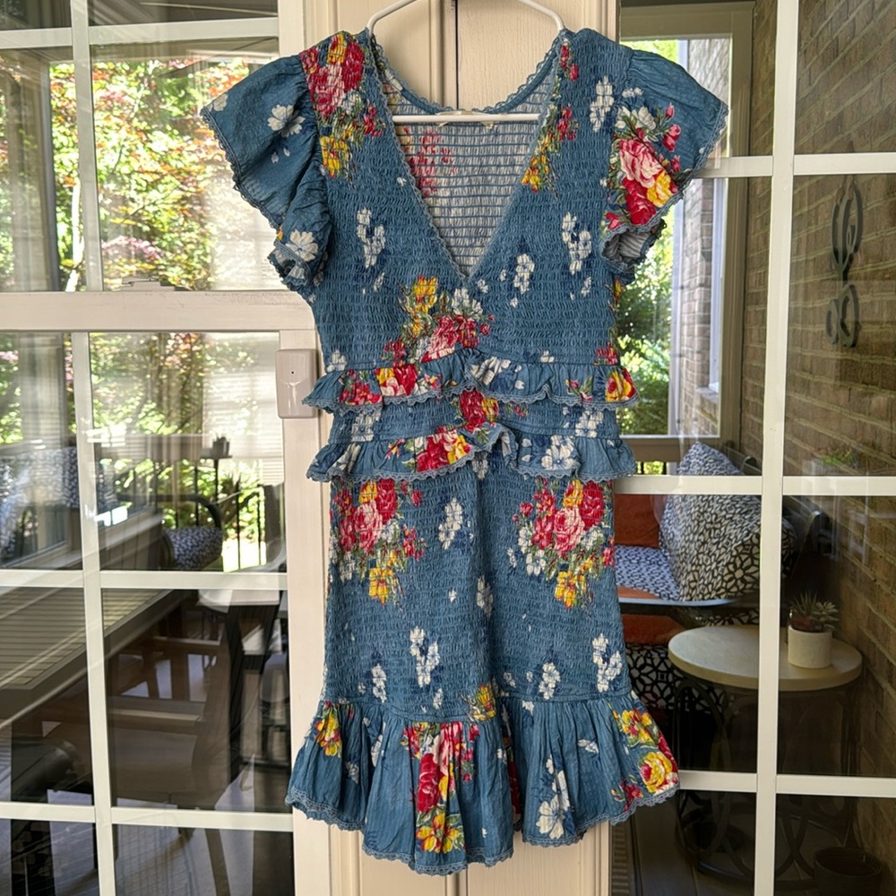 LoveShackFancy size Petite (P) floral dress